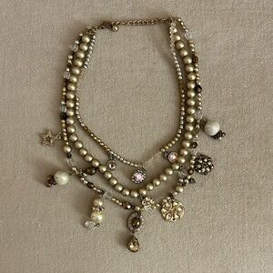 House of Moda Elegant Multi-Layered Statement Necklace